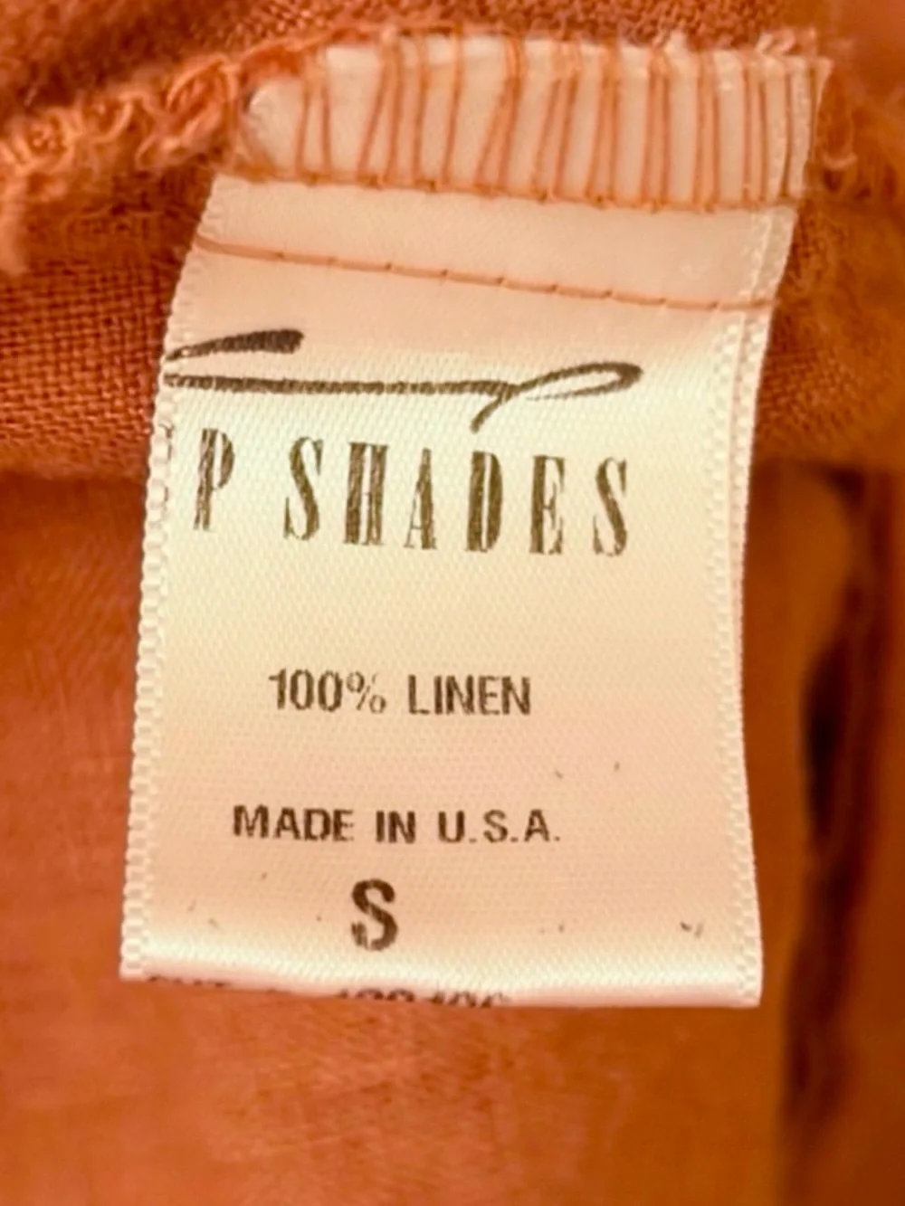 CP Shades Adele Cinnamon Color Size S Maxi Linen Dress - Picture 5 of 6